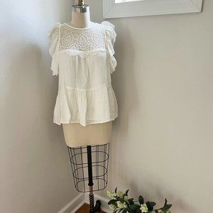 Jun & Ivy White Blouse